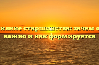 Влияние старшинства: зачем оно важно и как формируется