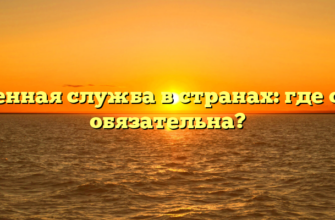 Военная служба в странах: где она обязательна?