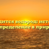 Где находится водород: источники и распределение в природе