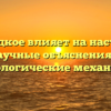 Как сладкое влияет на настроение: научные объяснения и психологические механизмы