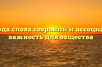 Свобода слова собраний и ассоциаций: важность для общества