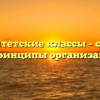 Университетские классы – структура и принципы организации