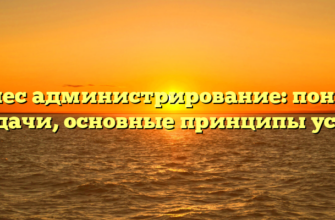 Бизнес администрирование: понятие и задачи, основные принципы успеха