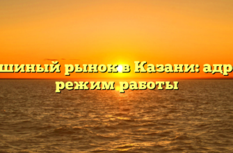 Блошиный рынок в Казани: адрес и режим работы