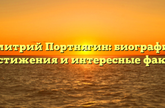 Дмитрий Портнягин: биография, достижения и интересные факты